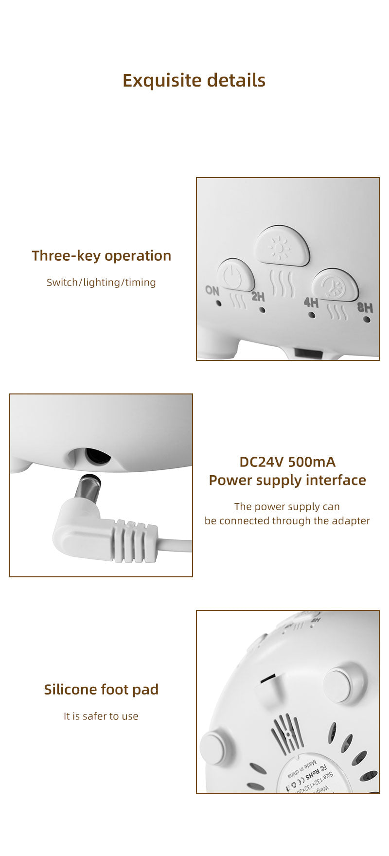 Colorful Raindrop Humidifier