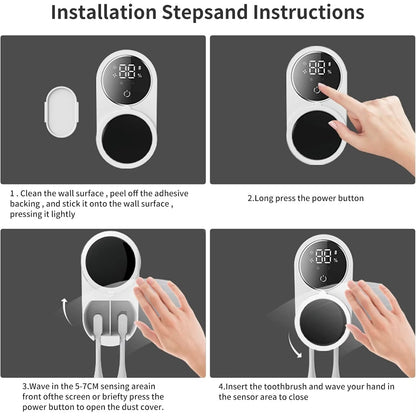Double Automatic Sensing Toothbrush Box